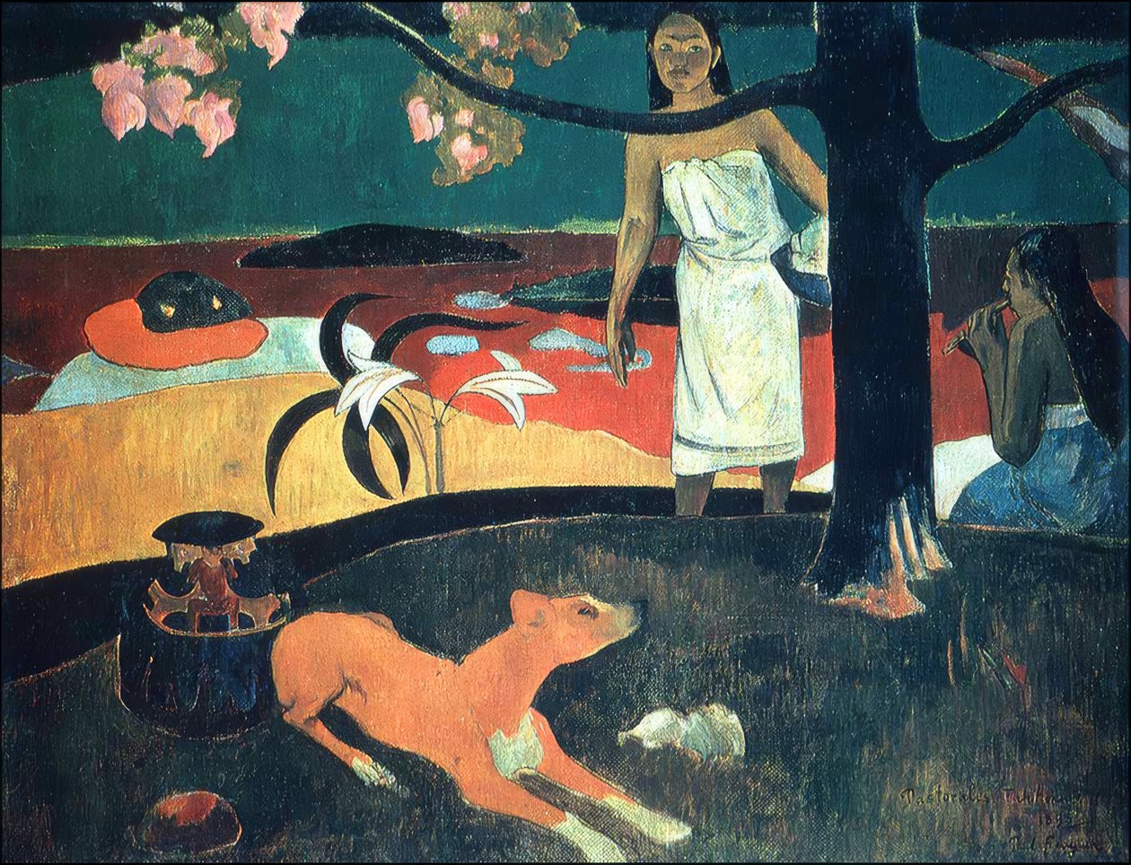 Tahiti: Tahiti Pastoral, Paul Gauguin (1893) by Paul Gauguin