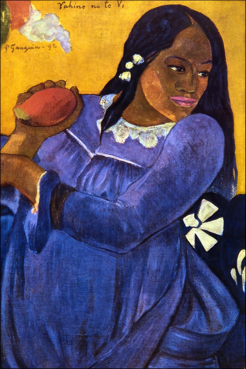 Tahiti: Vahine No Te Vi (Mangolu Kadın), Paul Gauguin, 1892 by Paul Gauguin