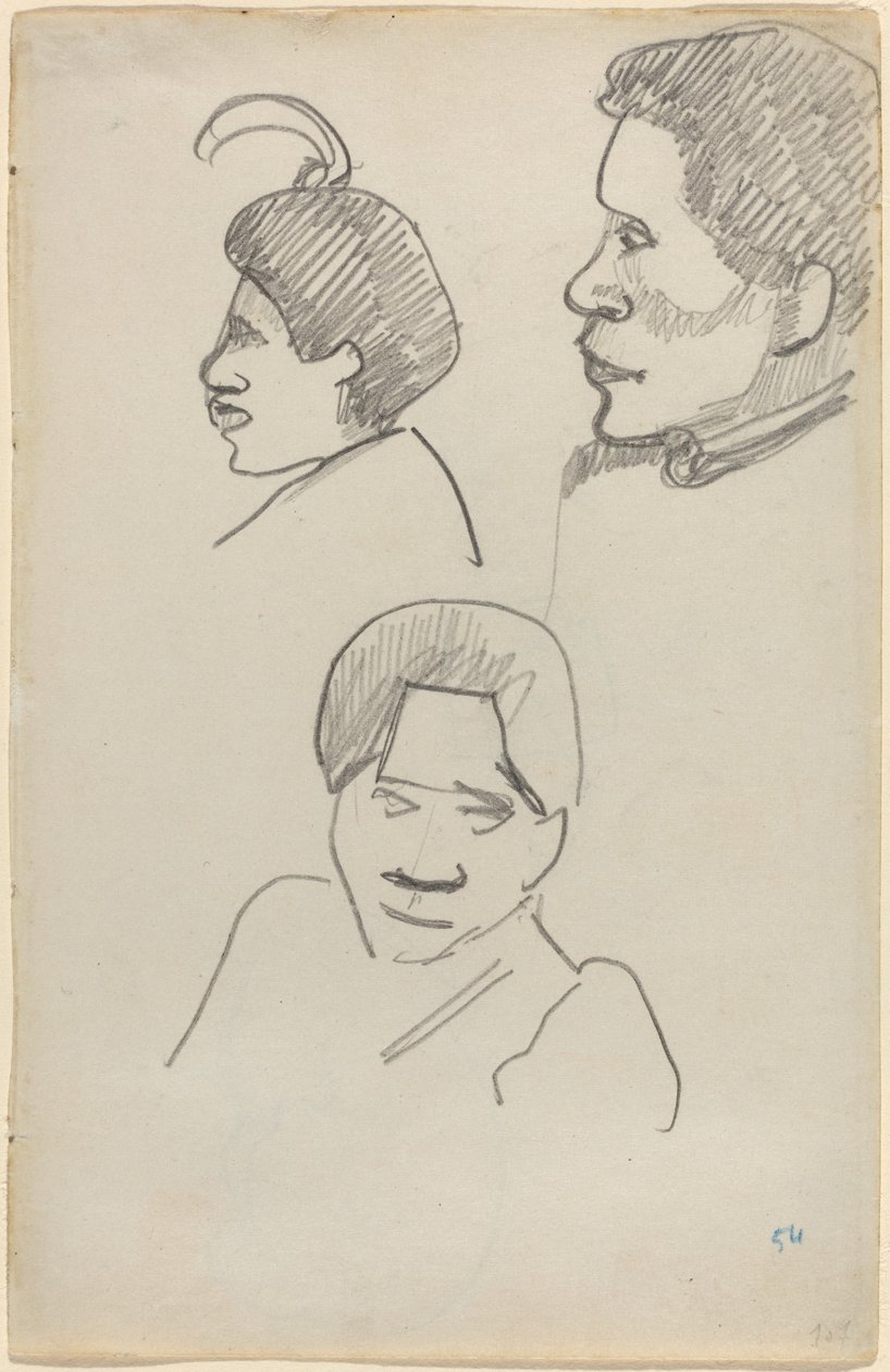 Tahiti kafaları by Paul Gauguin