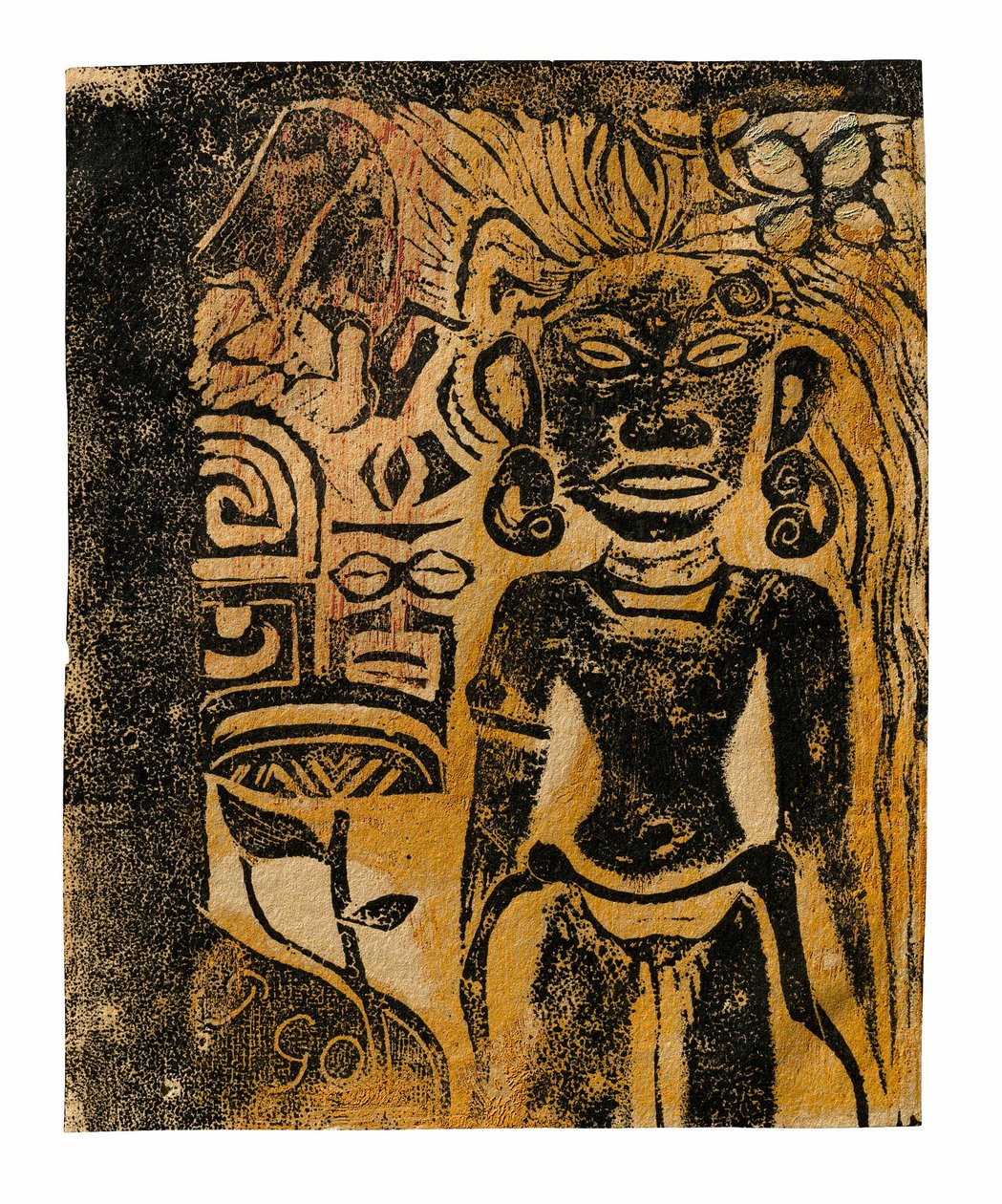 Tahiti İdolü—Tanrıça Hina by Paul Gauguin