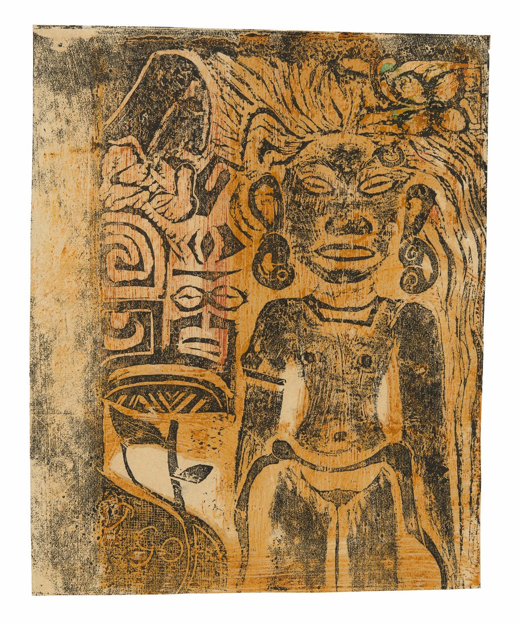 Tahiti İdolü—Tanrıça Hina by Paul Gauguin