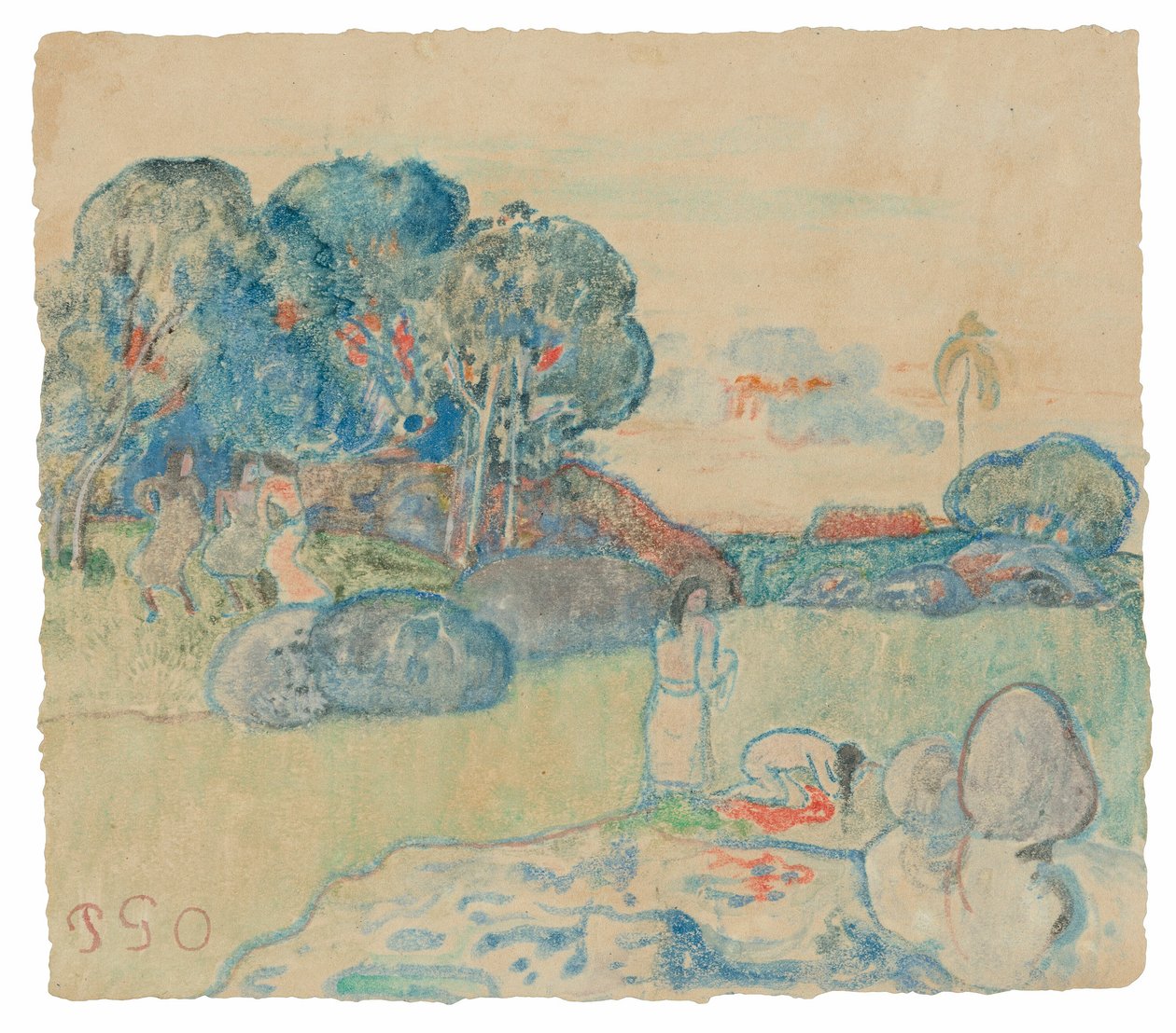 Tahiti Manzarası by Paul Gauguin