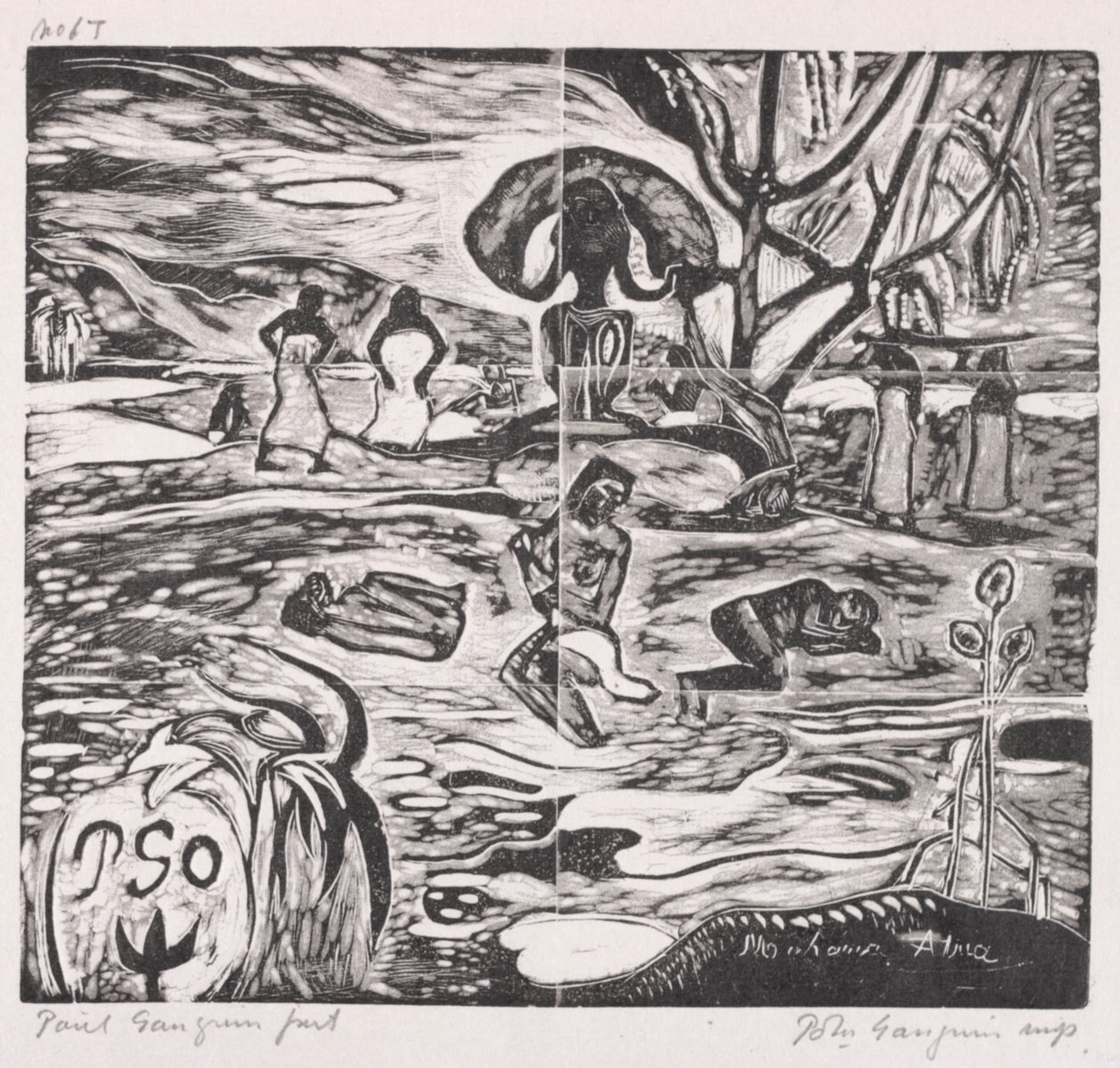 Tahiti Serisi: Bir Tanrı'ya Teklifler by Paul Gauguin
