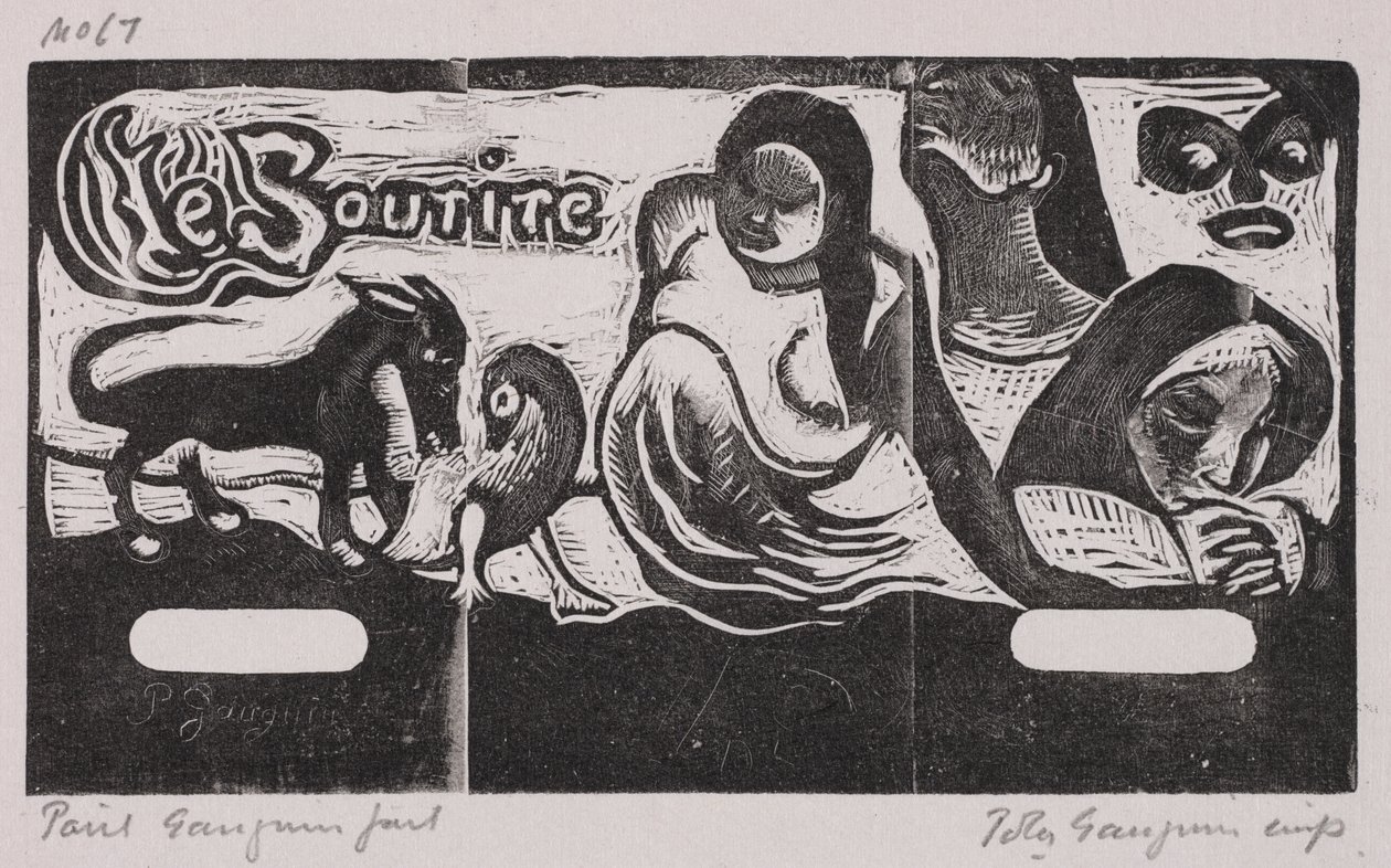 Tahiti Serisi: Gülümseme by Paul Gauguin