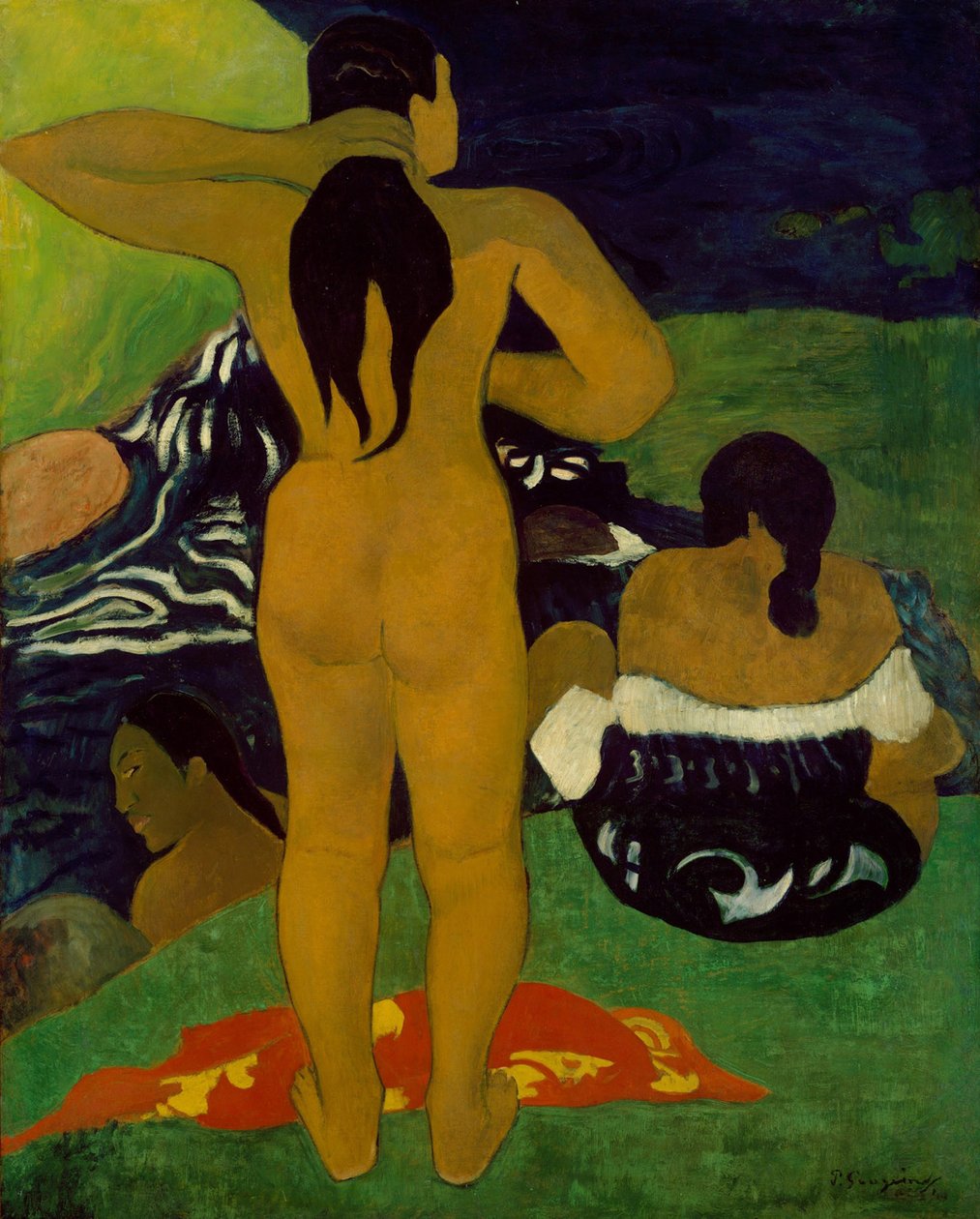 Tahiti Kadınlar Banyo by Paul Gauguin