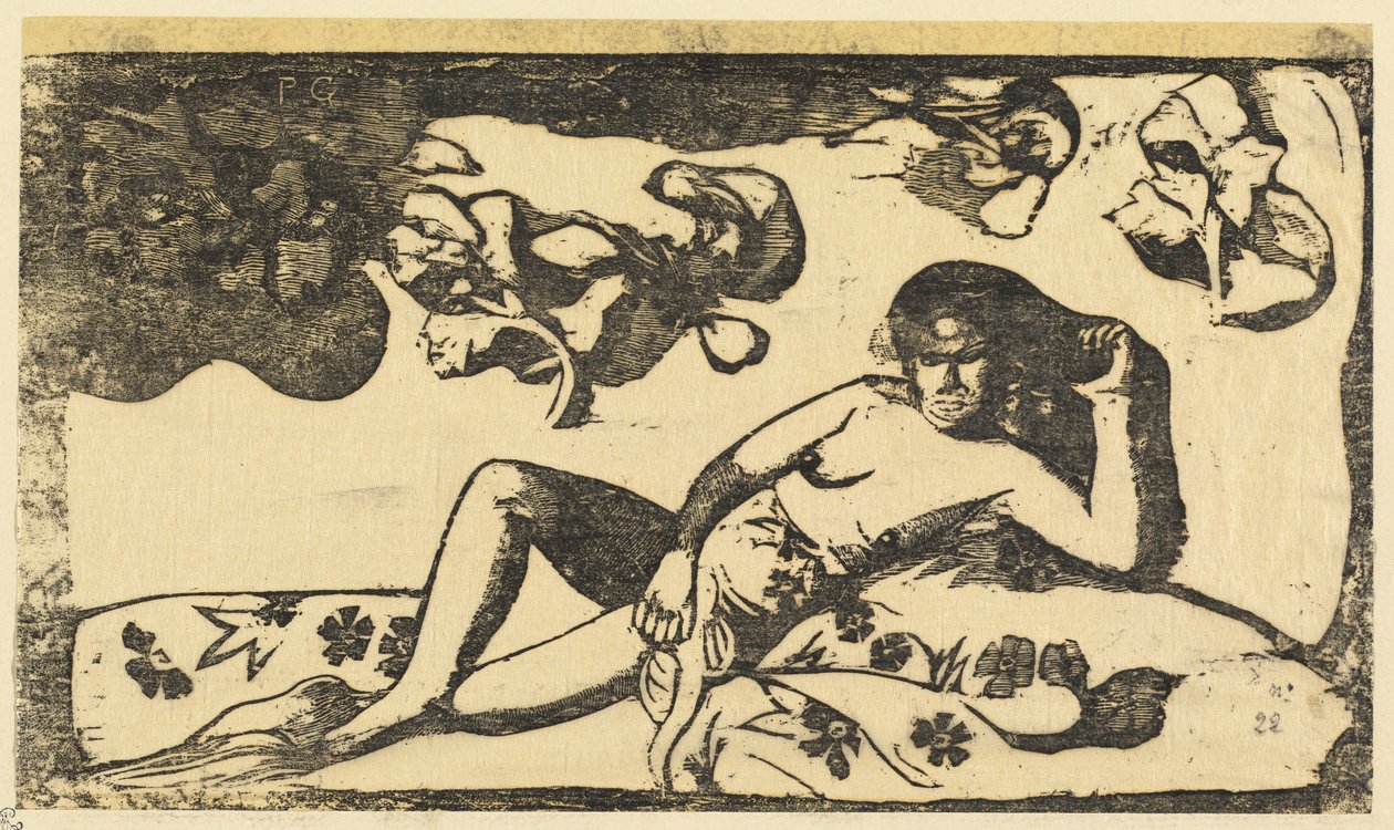 Te Arii Vahine (Kraliyet Kanı Leydisi) by Paul Gauguin
