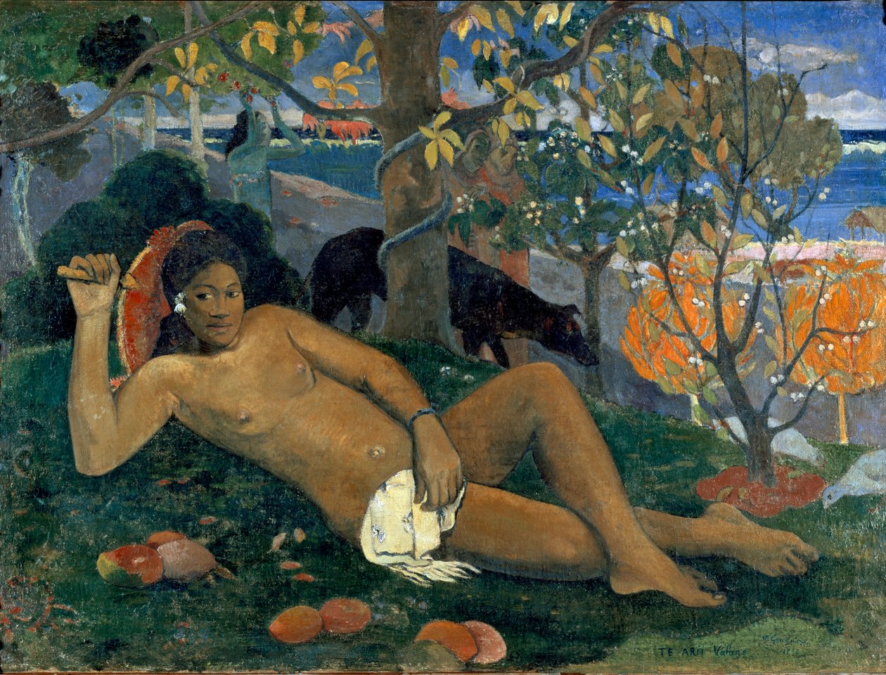 Te Arii Vahine. Kralın karısı. Paul Gauguin