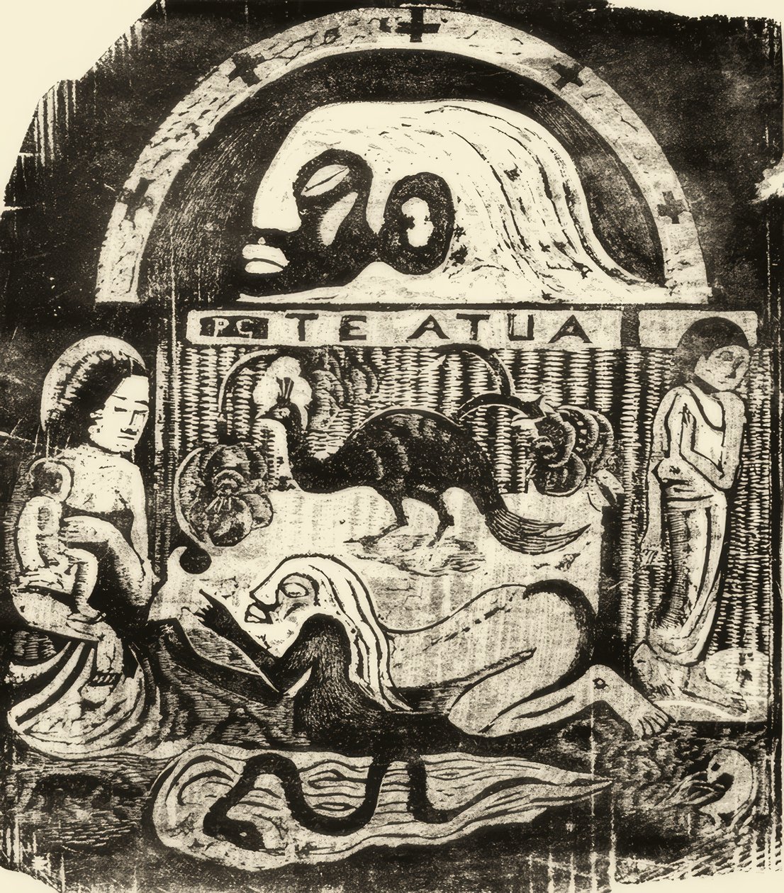 Tanrı by Paul Gauguin
