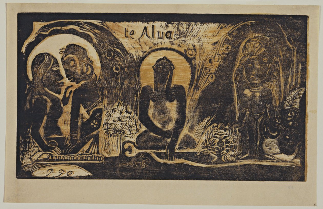 Nuh Serisinden Tanrılar, 1893-1894 by Paul Gauguin