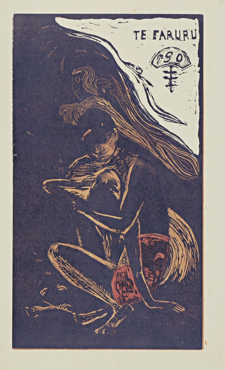 Noa Noa Serisinden Burada Seviştiğimiz Faruru, 1893-1894 by Paul Gauguin