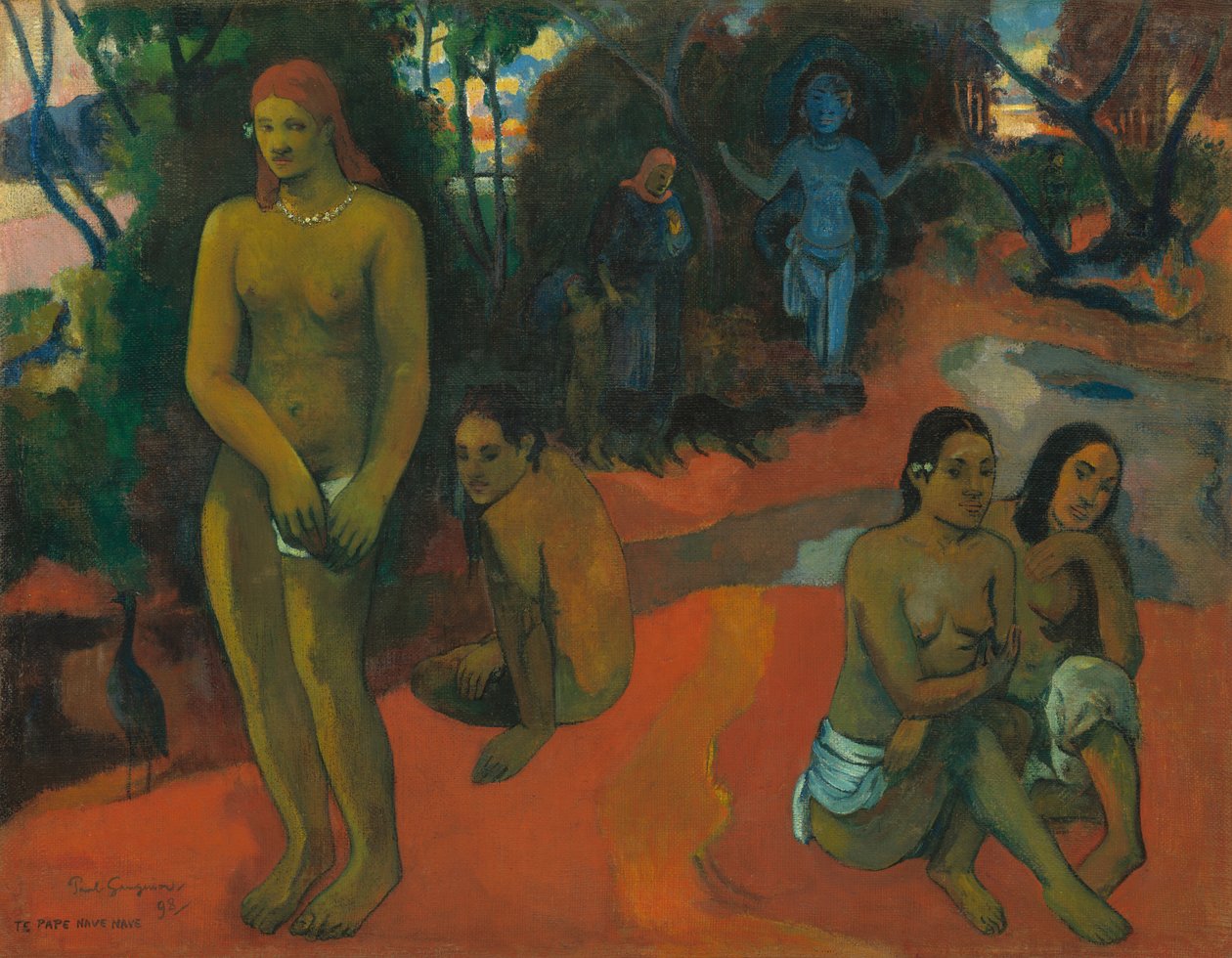 Te Pape Nave Nave (Lezzetli Sular) by Paul Gauguin