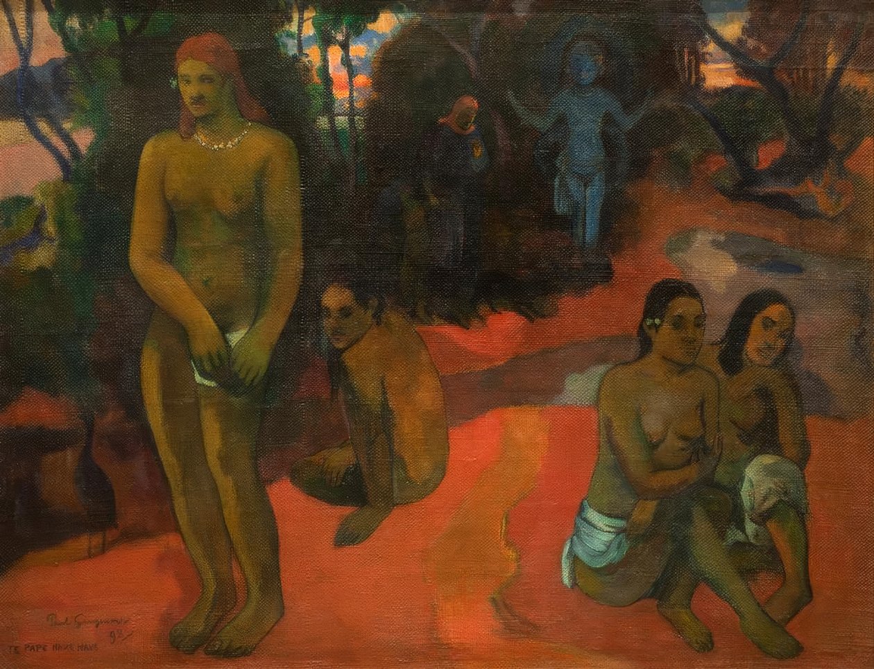 Te Papa Nef Nef by Paul Gauguin