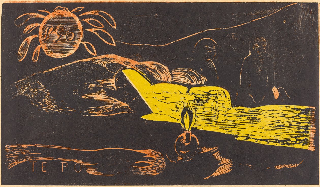 Te Po Uzun Gece, 18941895. by Paul Gauguin