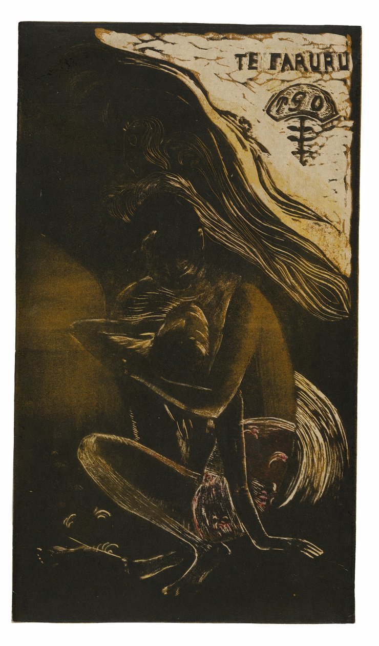 Noa Noa Suite'ten Te faruru (İşte Sevişiyoruz), by Paul Gauguin