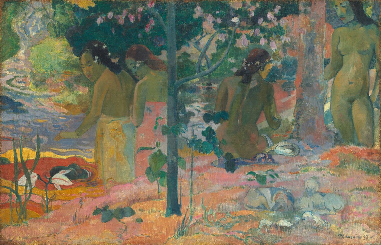 Yıkananlar by Paul Gauguin
