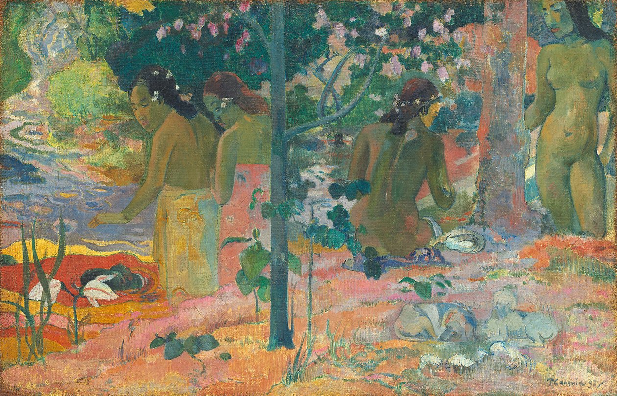 Yıkananlar by Paul Gauguin