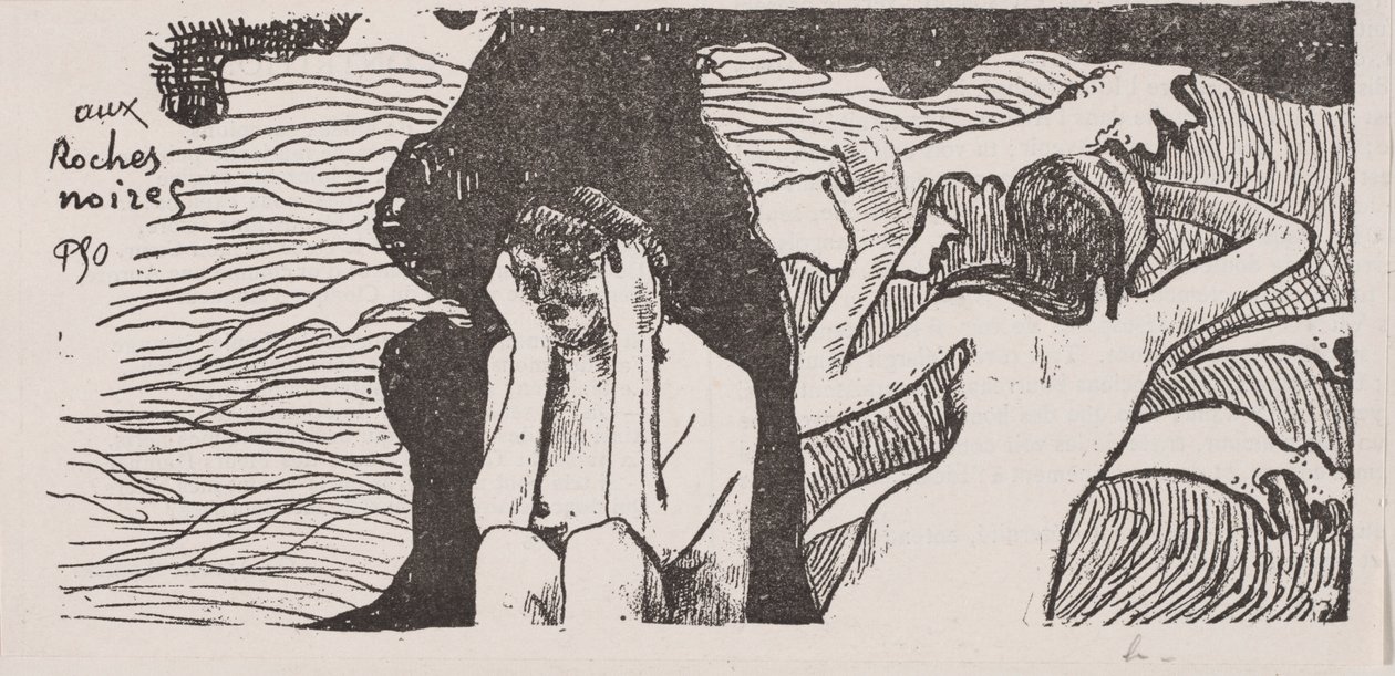 Kara Kayalar. by Paul Gauguin