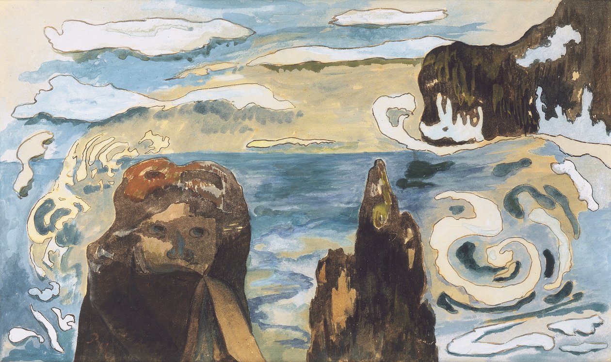 Kara Kayalar, 1889 by Paul Gauguin