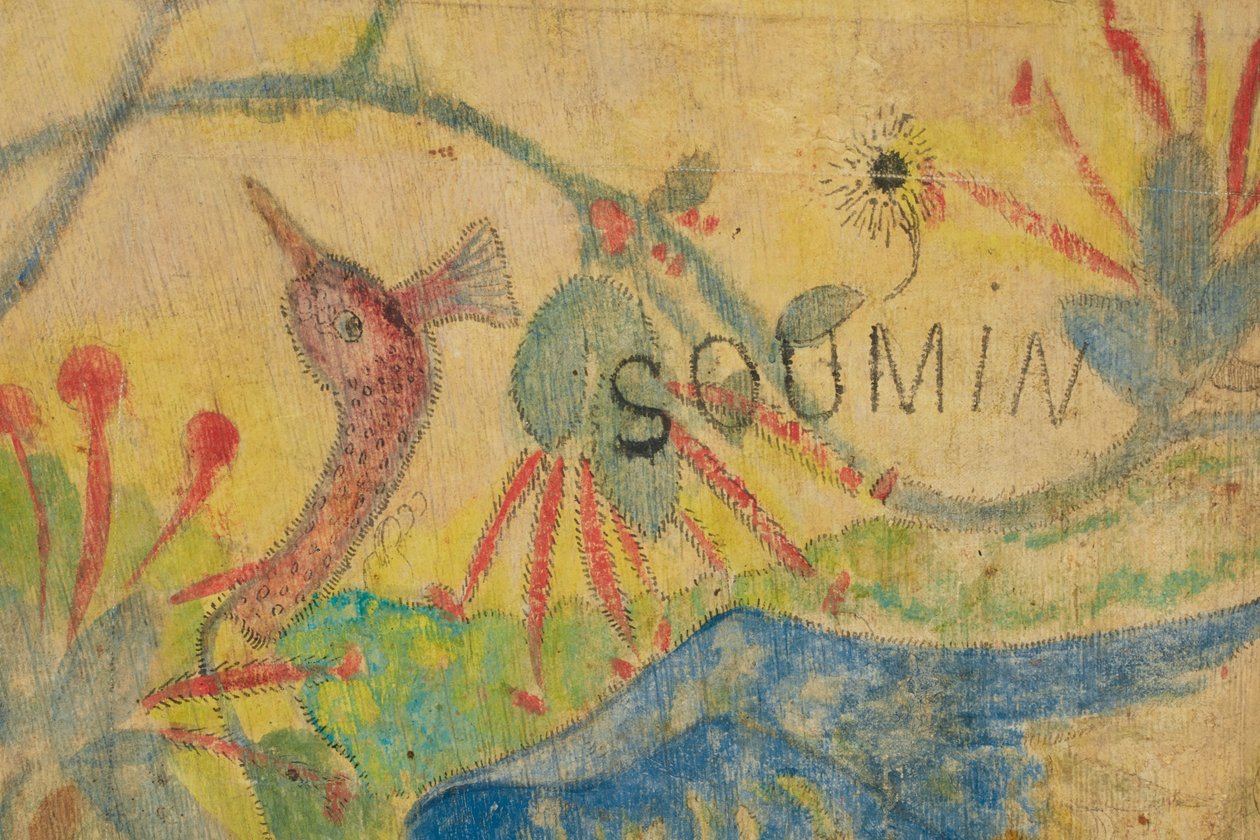 Mavi Ibis, detay, 1892 by Paul Gauguin