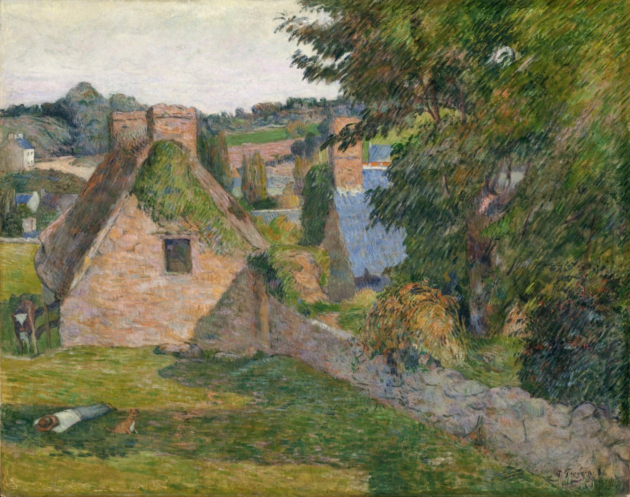 Derout-Lollichon Tarlası by Paul Gauguin