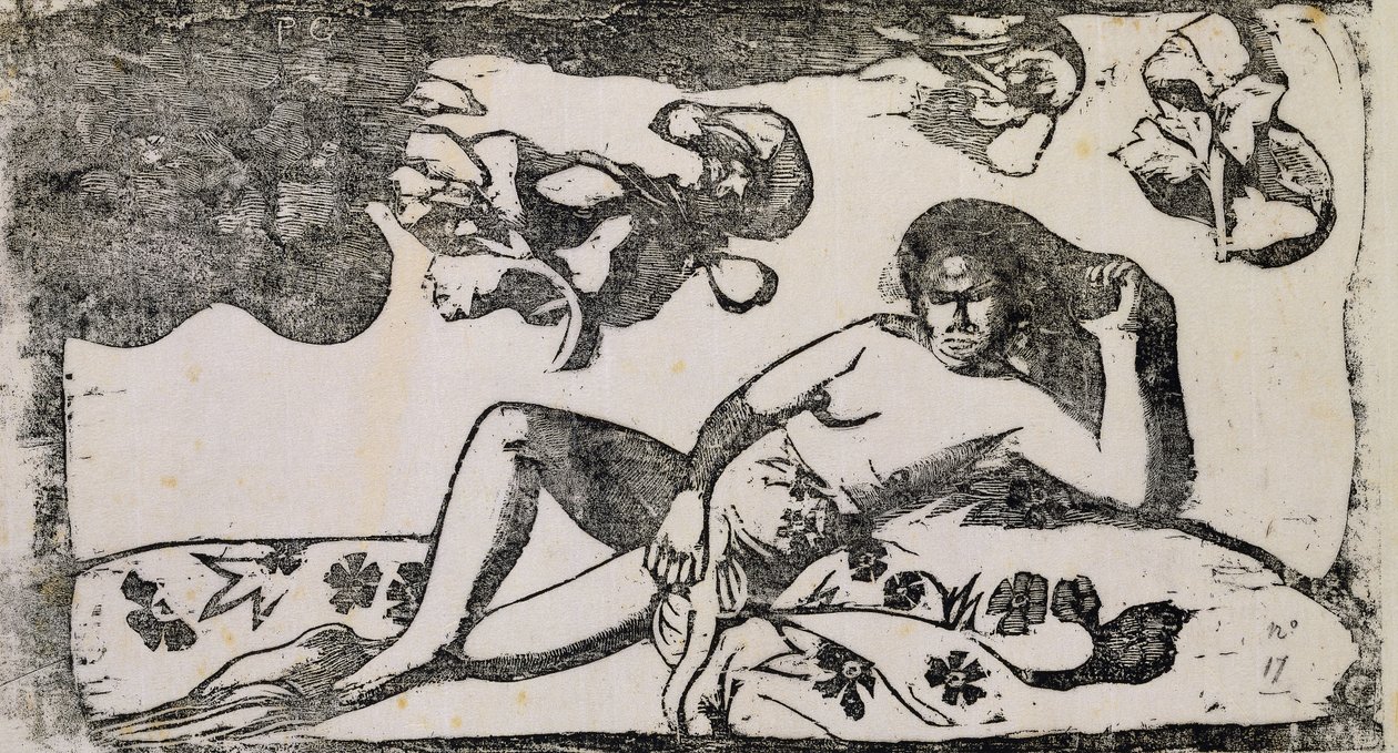 Kralın Karısı by Paul Gauguin