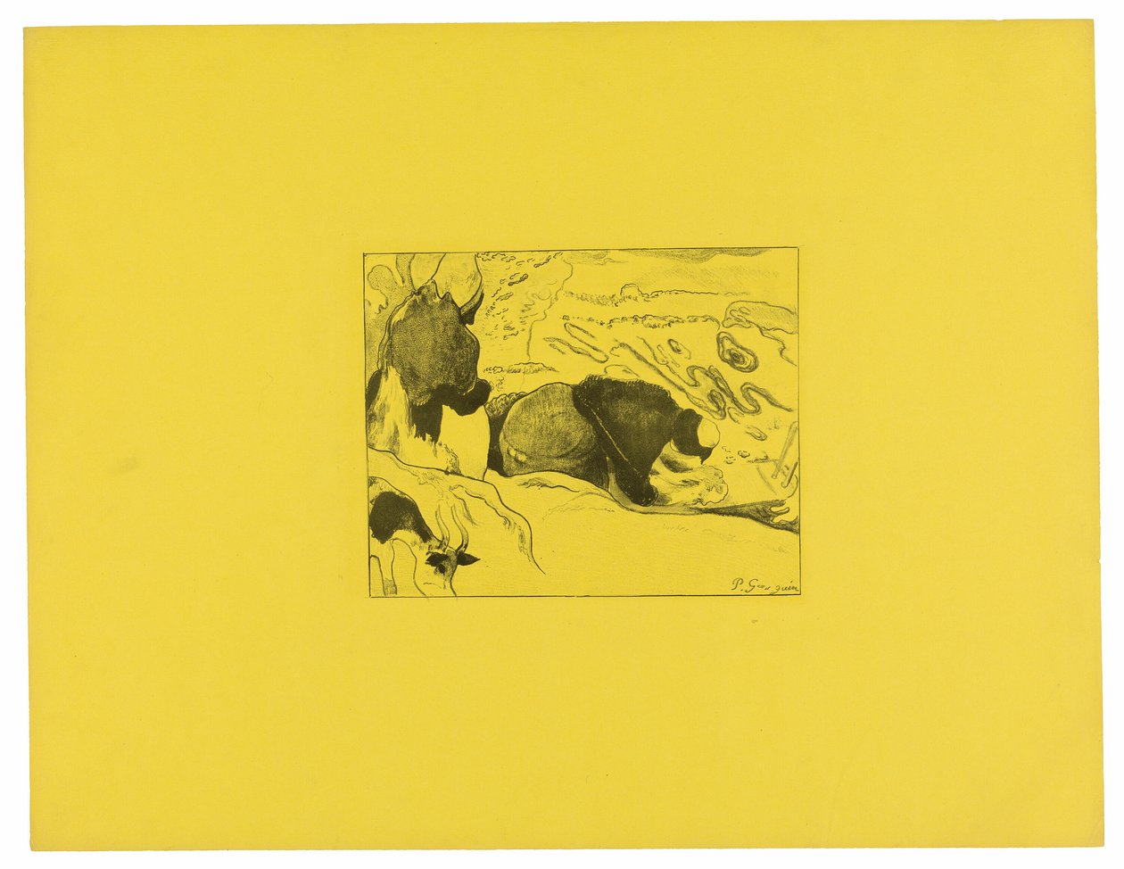 Volpini Süitinden Çamaşırhaneler by Paul Gauguin