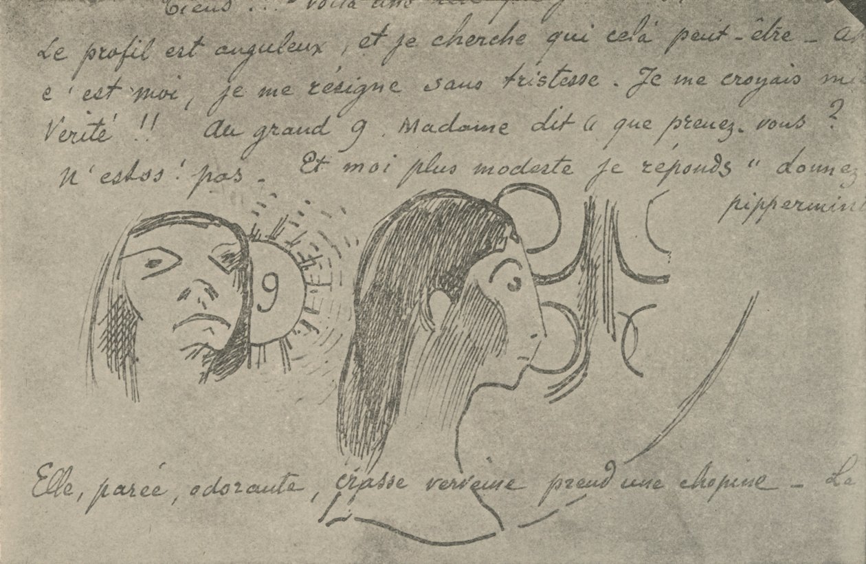 Profil Açısaldır, 1936 by Paul Gauguin