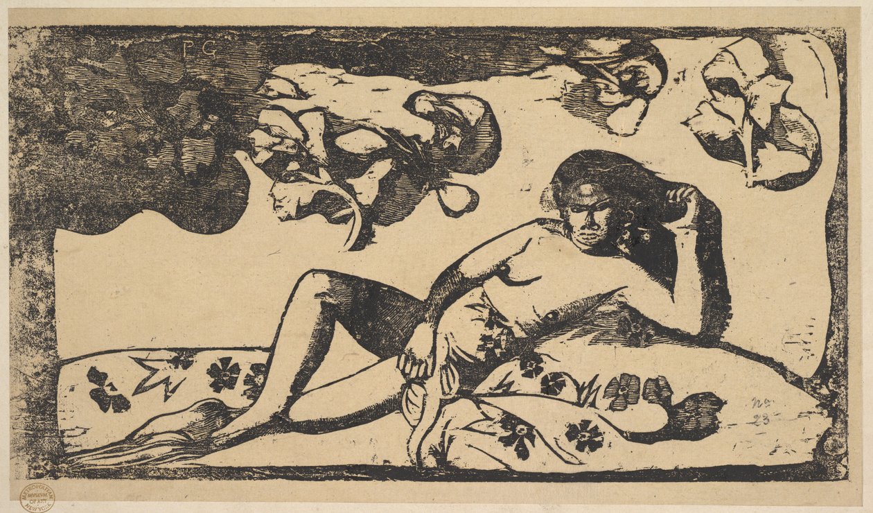 Güzellik Kraliçesi - Langorous, 1898. by Paul Gauguin