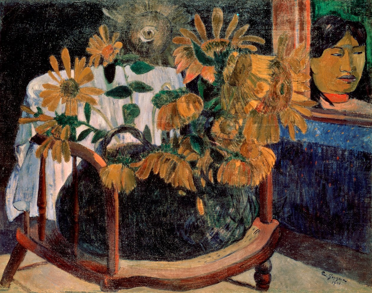 Ayçiçekleri, 1901. by Paul Gauguin