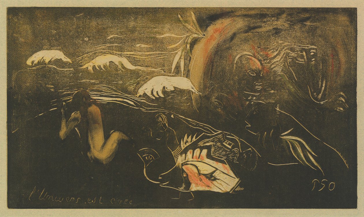 Evren Yaratıldı by Paul Gauguin