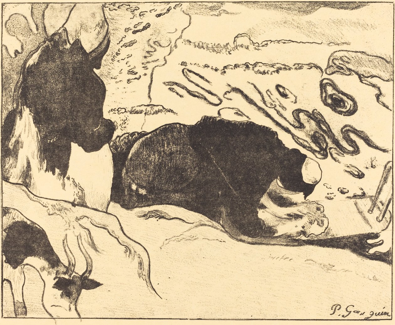 Çamaşırcı Kadınlar by Paul Gauguin