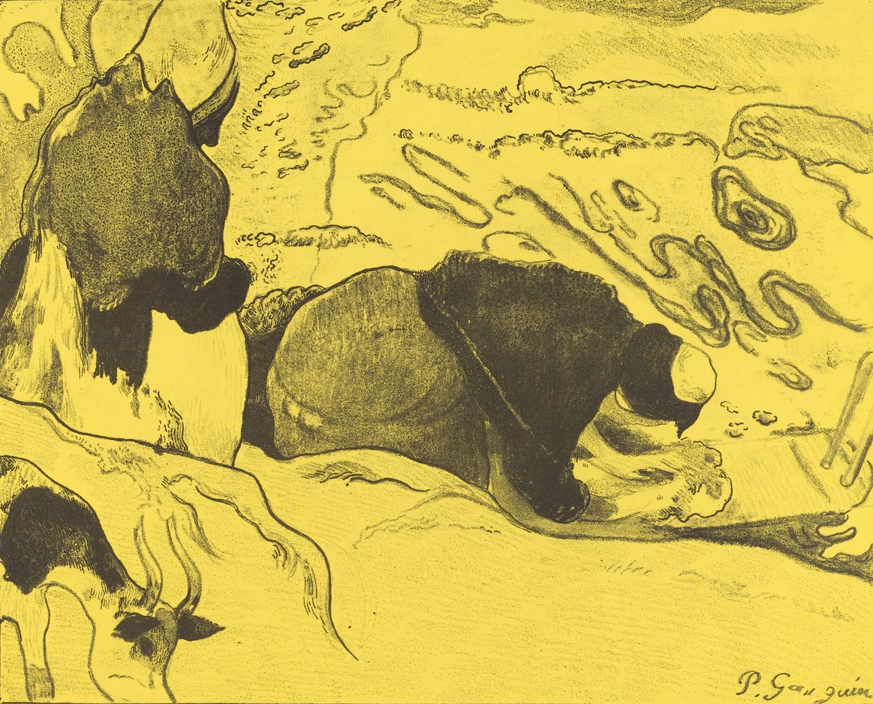 Yıkayıcı Kadınlar Yıkayıcı, 1889 by Paul Gauguin