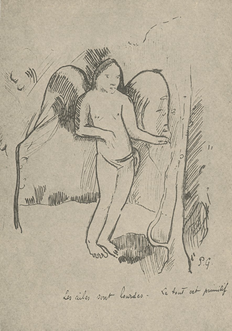 Kanatlar Ağırdır, 1936 by Paul Gauguin