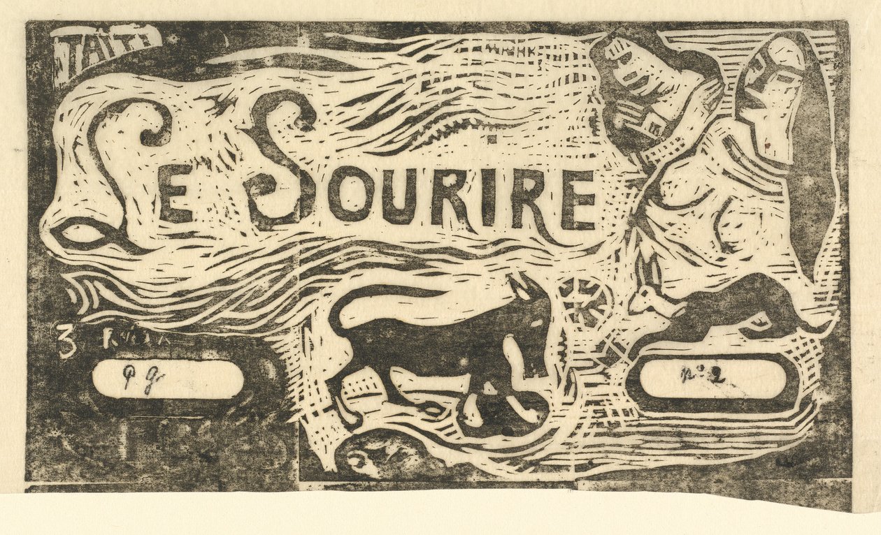 "Gülümseme" için Başlık Sayfası by Paul Gauguin