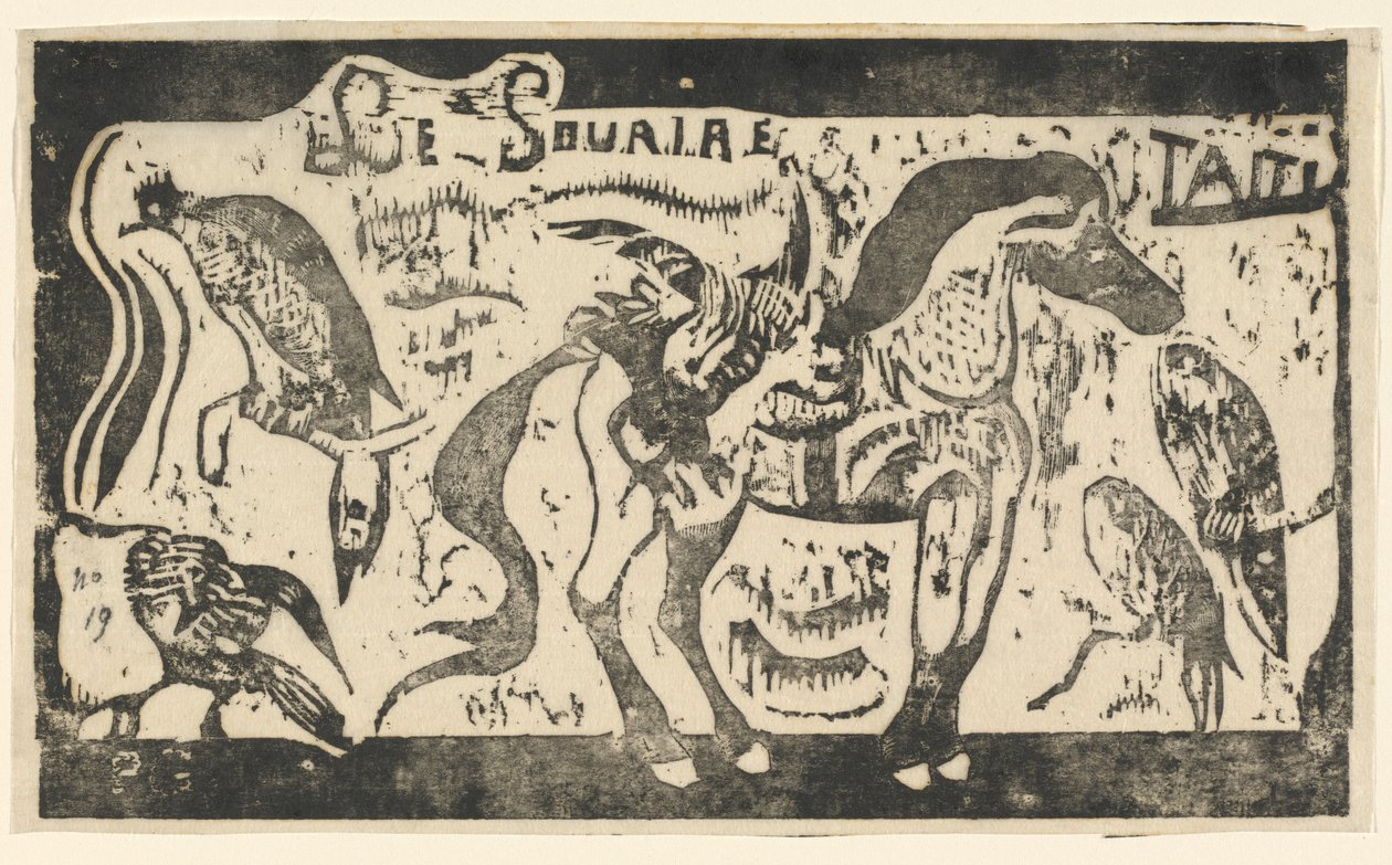 "Gülümseme" için Başlık Sayfası by Paul Gauguin