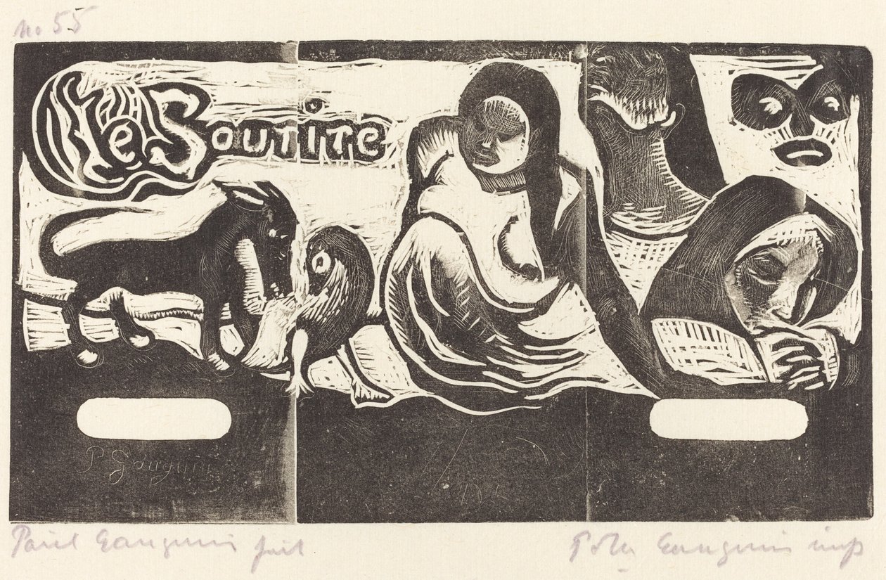"Gülümseme" için Başlık Sayfası by Paul Gauguin