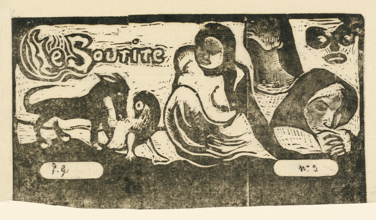 "Gülümseme" için Başlık Sayfası by Paul Gauguin