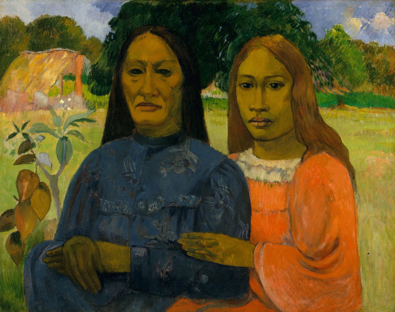 İki kadın by Paul Gauguin