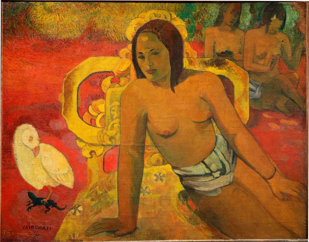 Vairumati - Markiz Adaları Kadını by Paul Gauguin