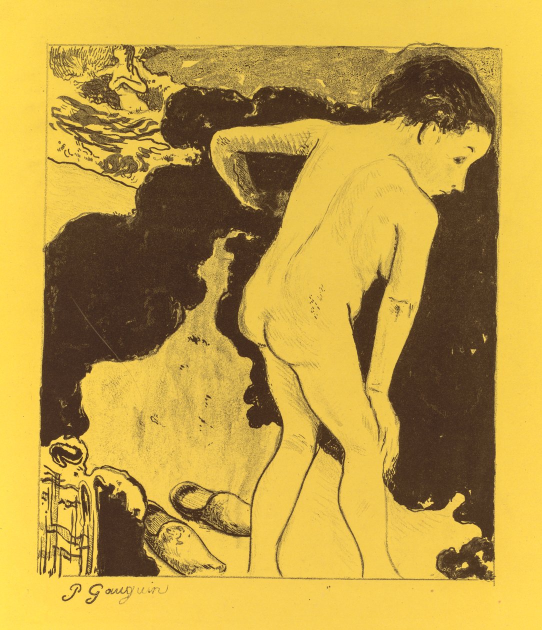 Volpini Süiti: Breton Yıkananlar by Paul Gauguin