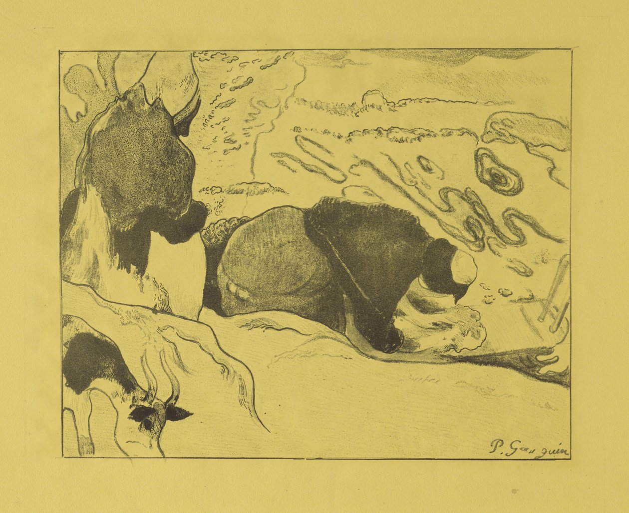 Çamaşırcı Kadınlar, 1889 by Paul Gauguin