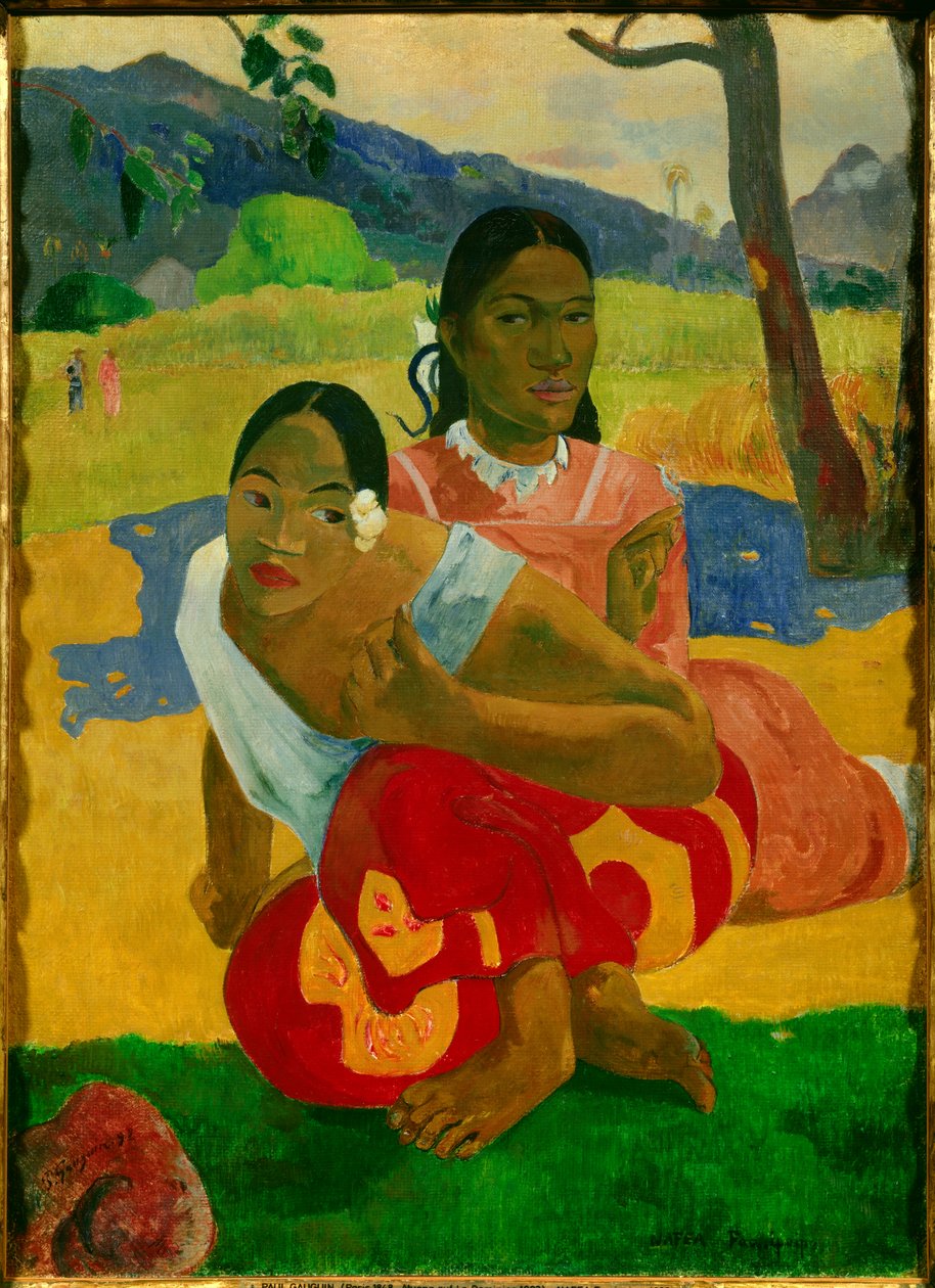 Ne zaman evleniyorsun? (Nafea faa ipoipo) Tablo Paul Gauguin (1848-1903) 1892 by Paul Gauguin