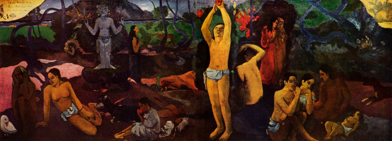 Nereden Geliyoruz - Neyiz - Nereye Gidiyoruz, 1936 by Paul Gauguin