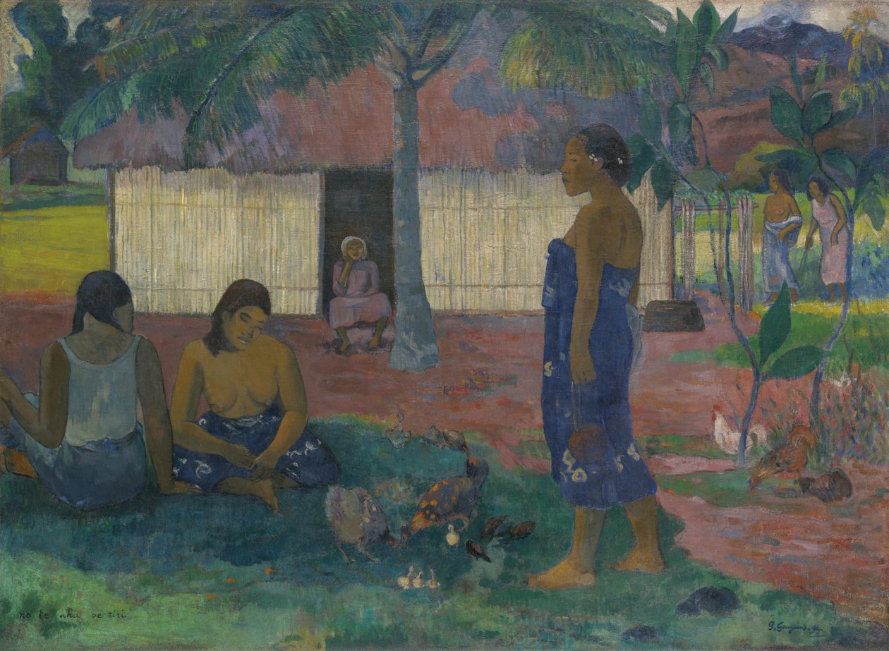 Neden kızgınsın? by Paul Gauguin