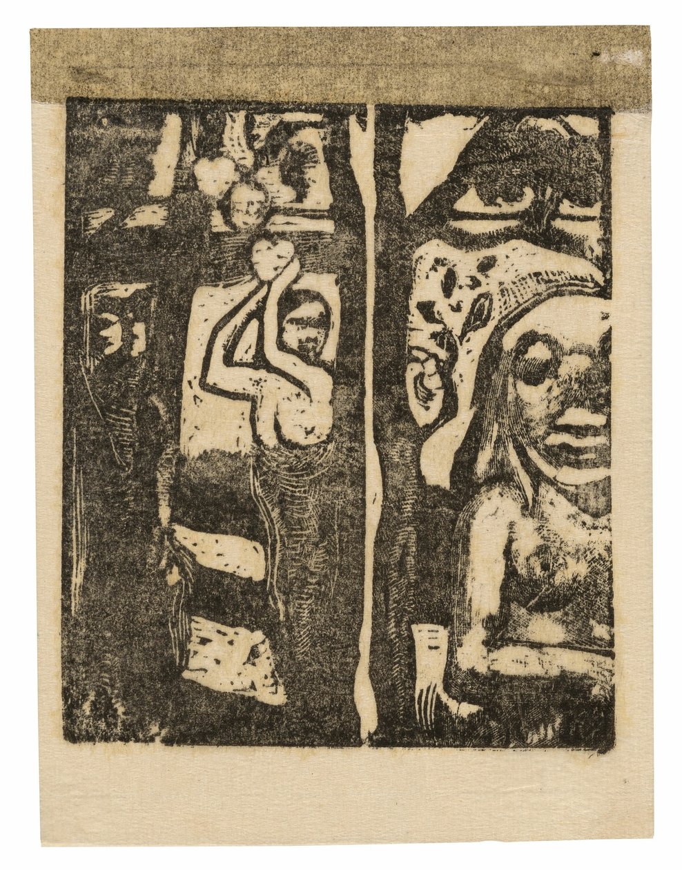 Meyve ve Oviri Toplayan Kadın by Paul Gauguin
