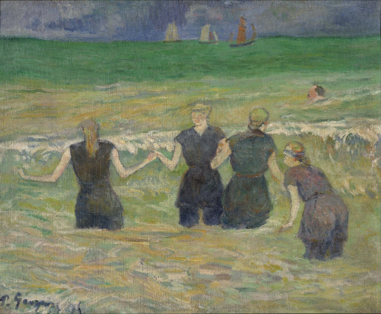 Kadın Banyosu by Paul Gauguin