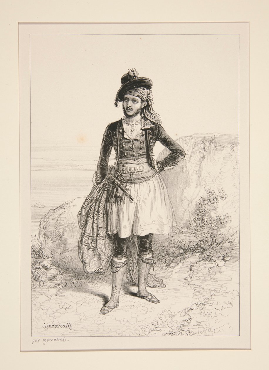 (İSPANYA KAÇAKÇI.) by Paul Gavarni