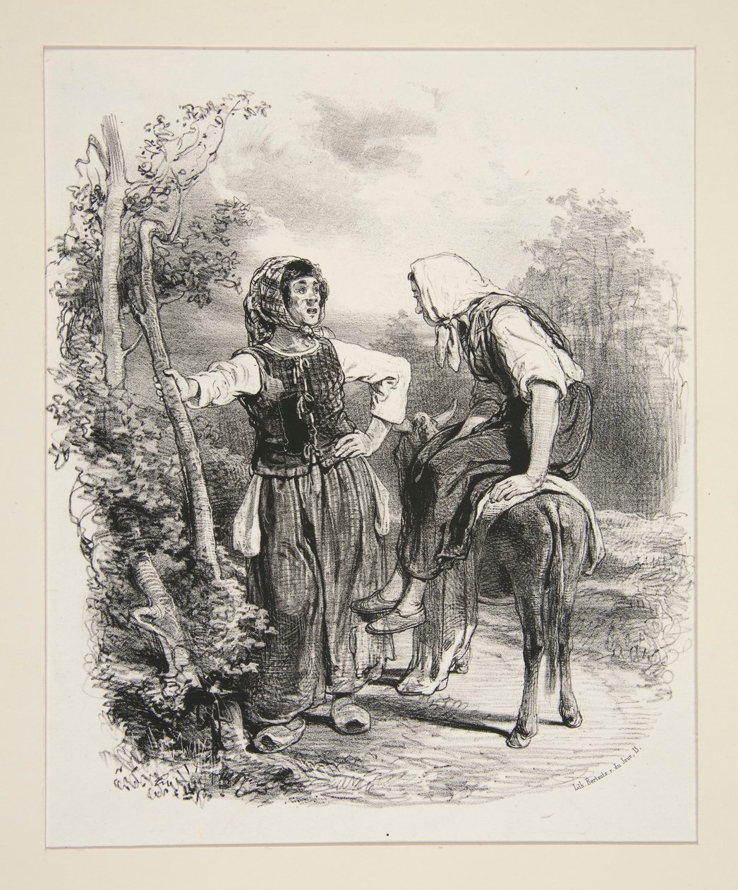 Doktorlarla Aşağı by Paul Gavarni