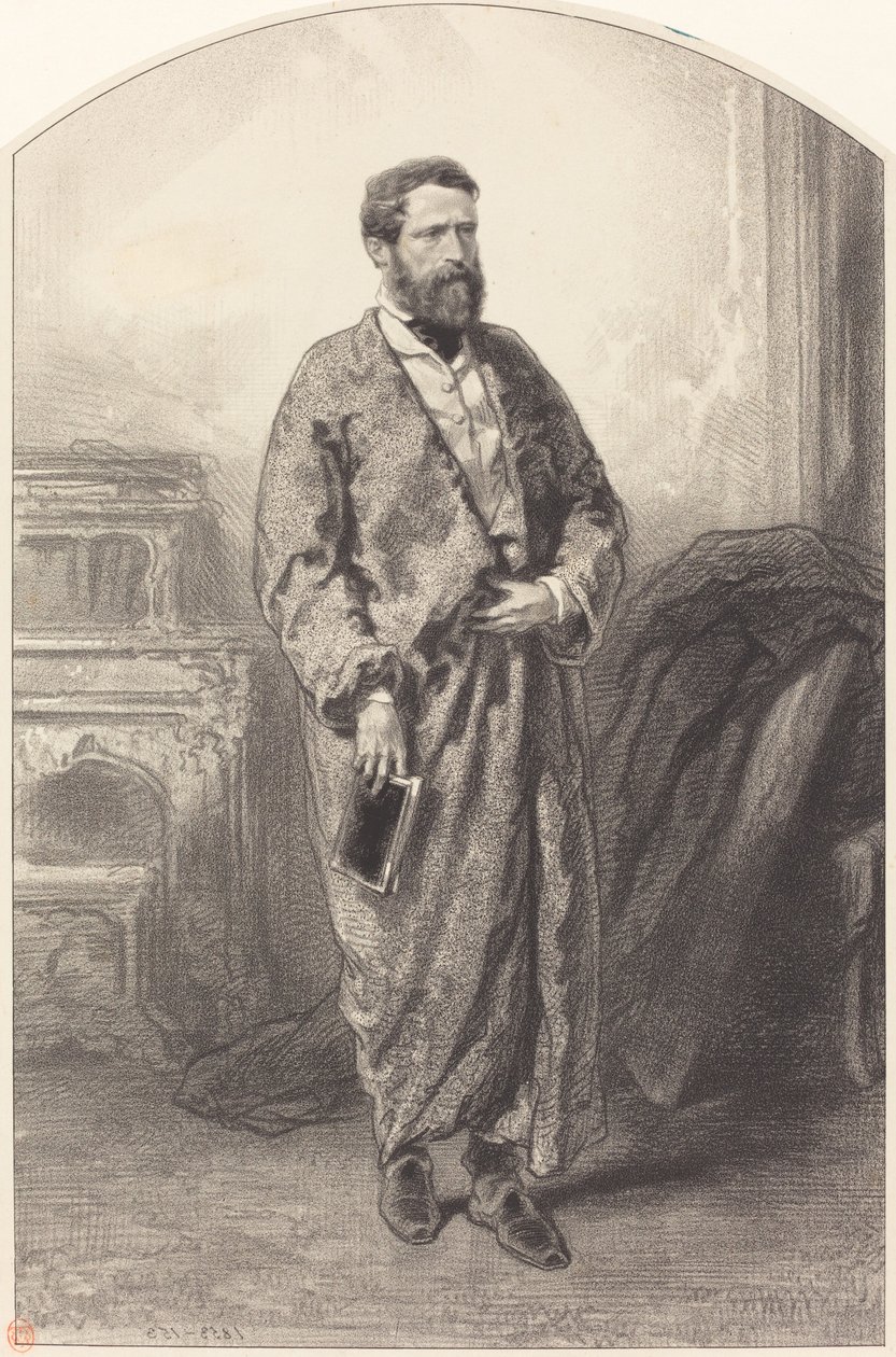 Alexander Gabriel Descamps by Paul Gavarni