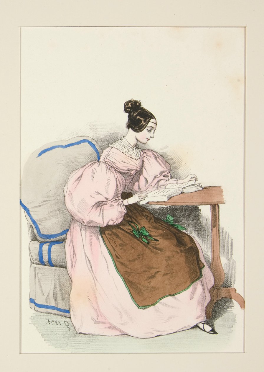 EVDE (Eylül 1835) by Paul Gavarni
